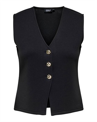 ONLNaomi Vest - Black/Gold